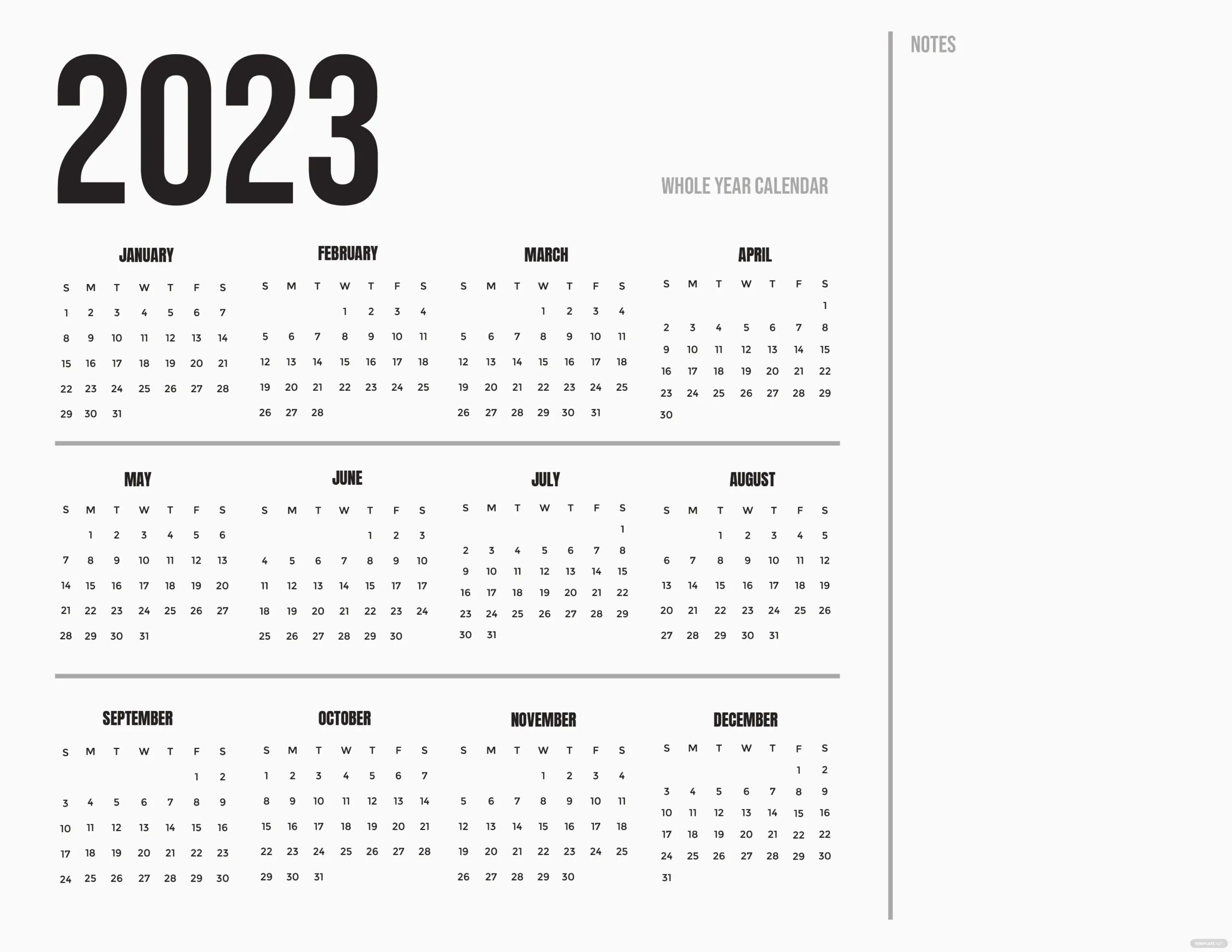 2023 Calendar Templates: Making Planning Easier