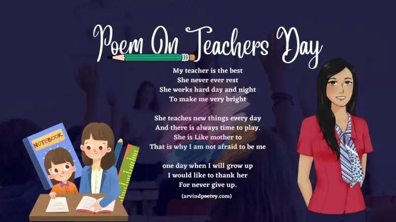Poem on Teachers Day in English